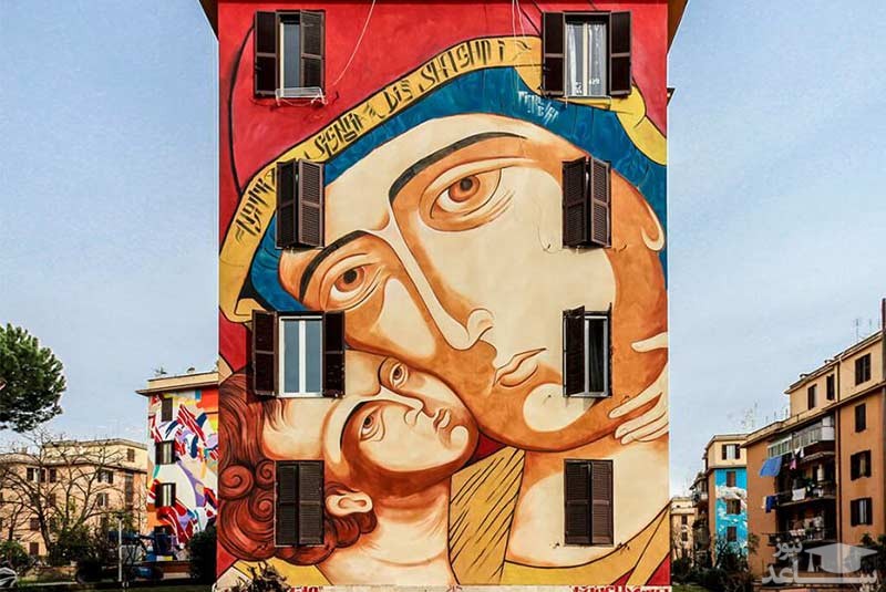 نقاشی روی دیوار محله تور مارانسیا