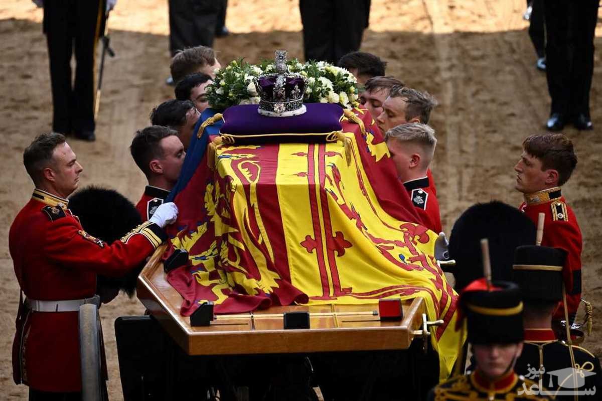 (فیلم) تشریفات سلطنتی در خاکسپاری ملکه انگلیس