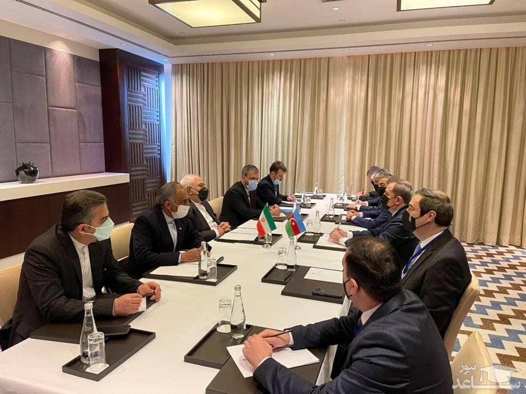 ظریف با وزیر خارجه جمهوری‌ آذربایجان دیدار کرد