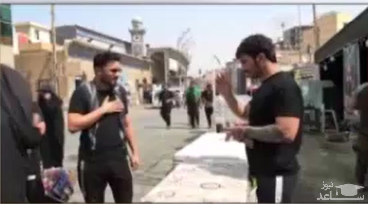 (فیلم) ماجرای بدرفتاری موکب عراقی و  ندادن آب به زائران ایرانی 