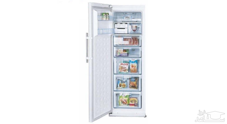 فضای داخلی فریزر دوقلو یخساران مدلNR19-NF19