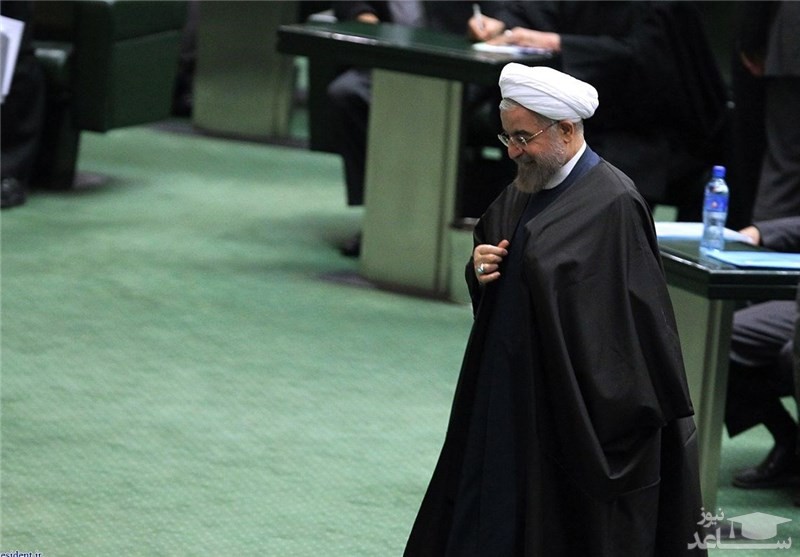 حسن روحانی برای ارائه لایحه بودجه ۹۸ وارد مجلس شد