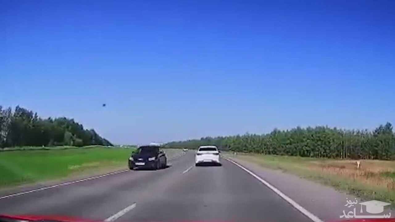 (فیلم) تصادف مرگبار به دلیل خواب آلودگی راننده 