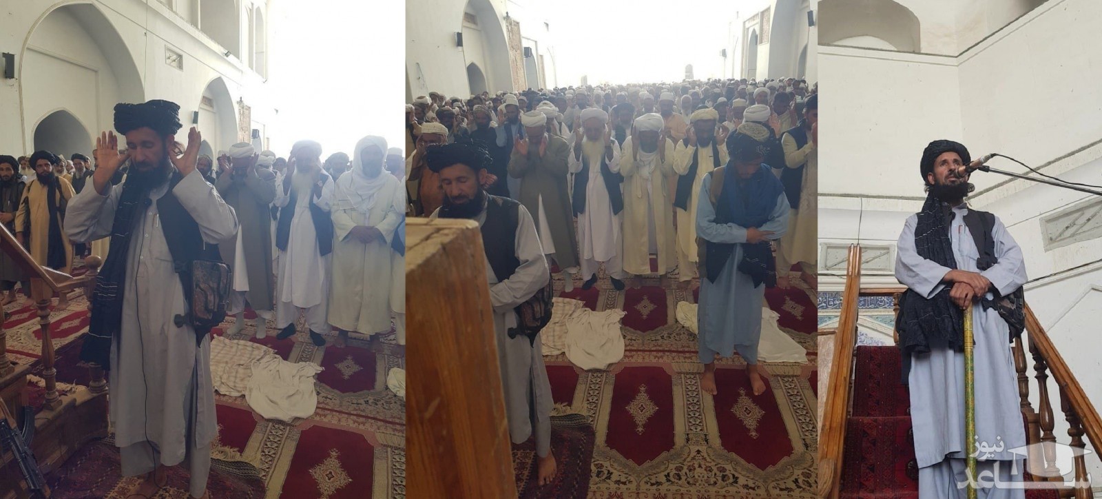 اولین نمازجمعه طالبان در مسجد بزرگ هرات افغانستان