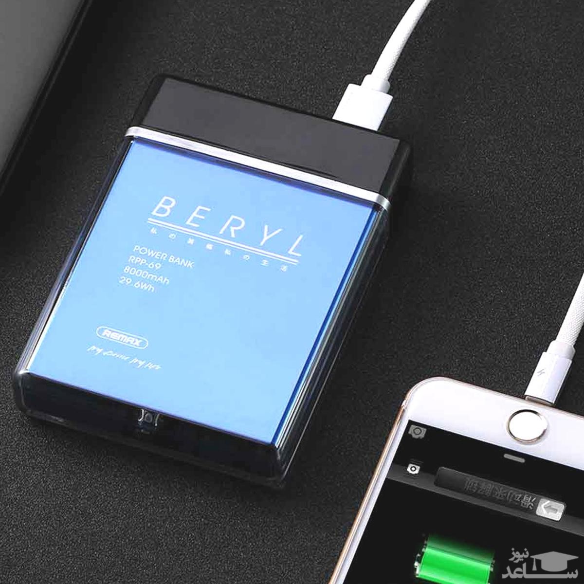 شارژر همراه ریمکس مدل RPP-69 ظرفیت 8000 میلی آمپر ساعت