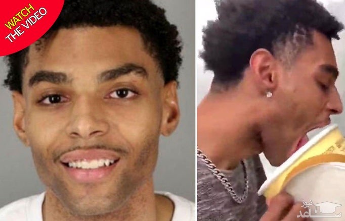 (فیلم) اقدام مشمئزکننده جوان آمریکایی در سوپرمارکت!