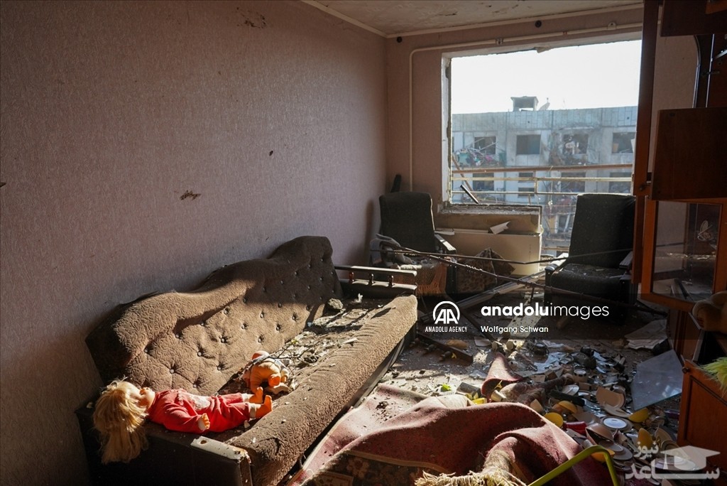 بمباران شهرهای اوکراین توسط روسیه