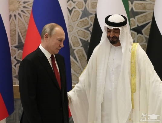 (عکس) اقدامی عجیب به افتخار ورود پوتین به امارات