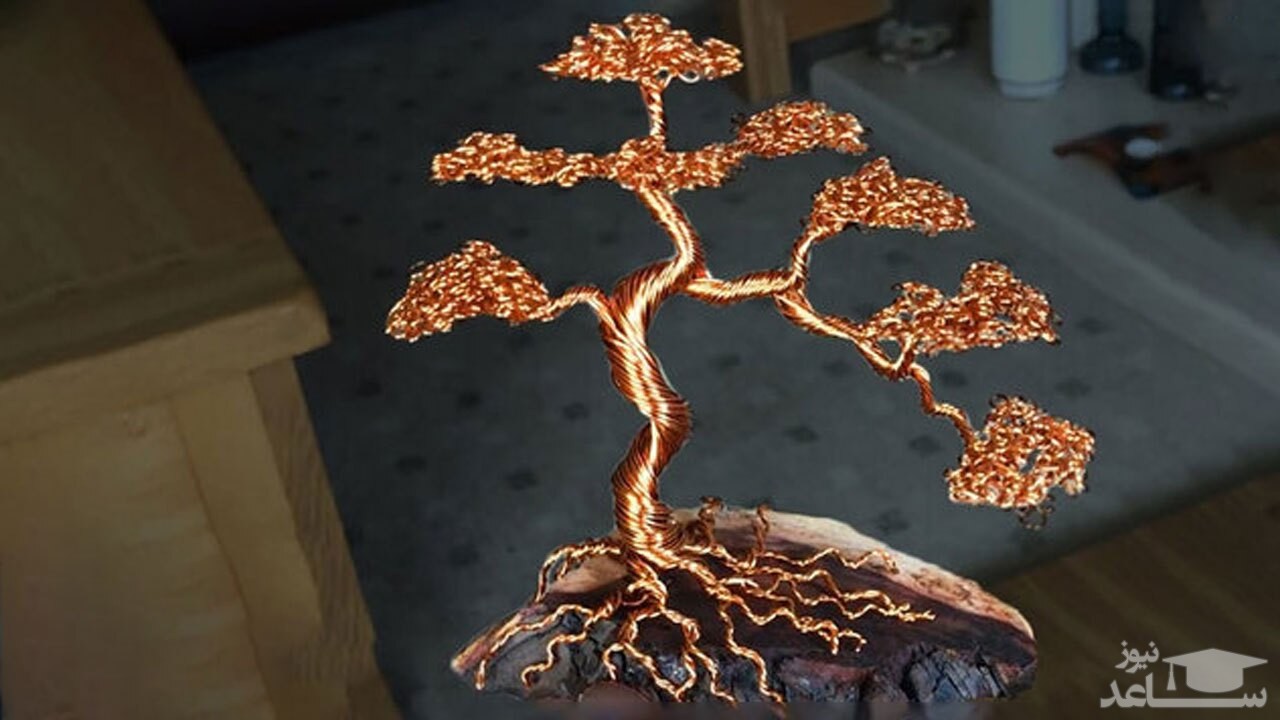 (فیلم) خلق یک اثر هنری حیرت آور با استفاده از سیم