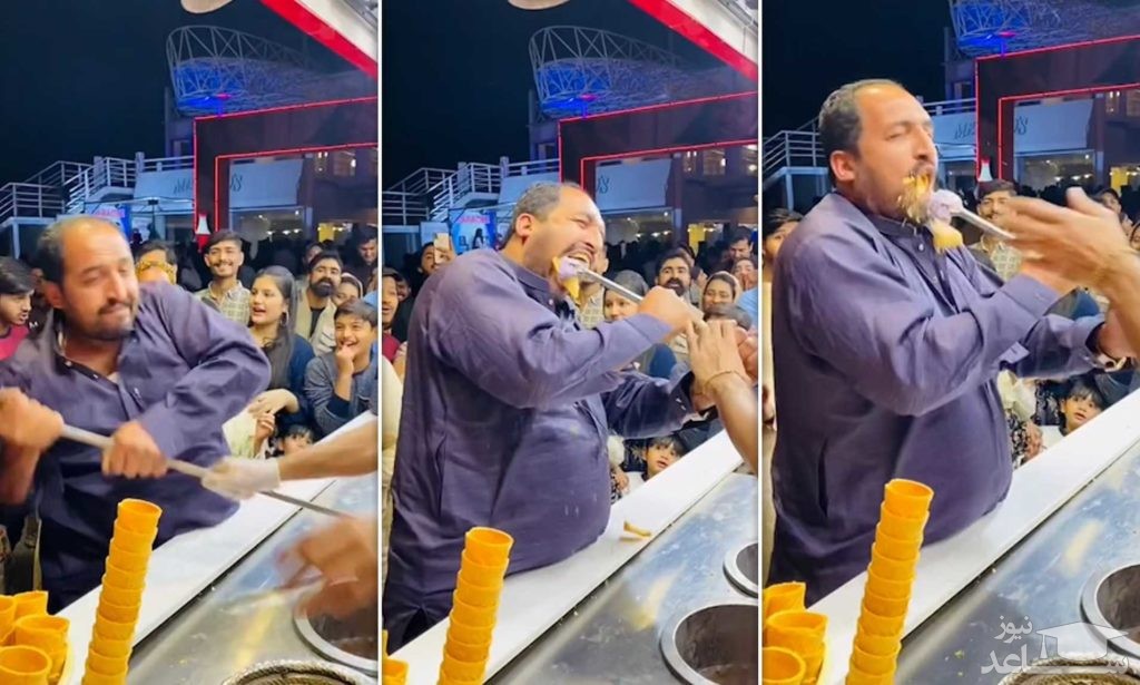 ویدیوی نبرد بستنی فروش ترکیه‌ای و مرد میانسالی فضای مجازی را منفجر کرد