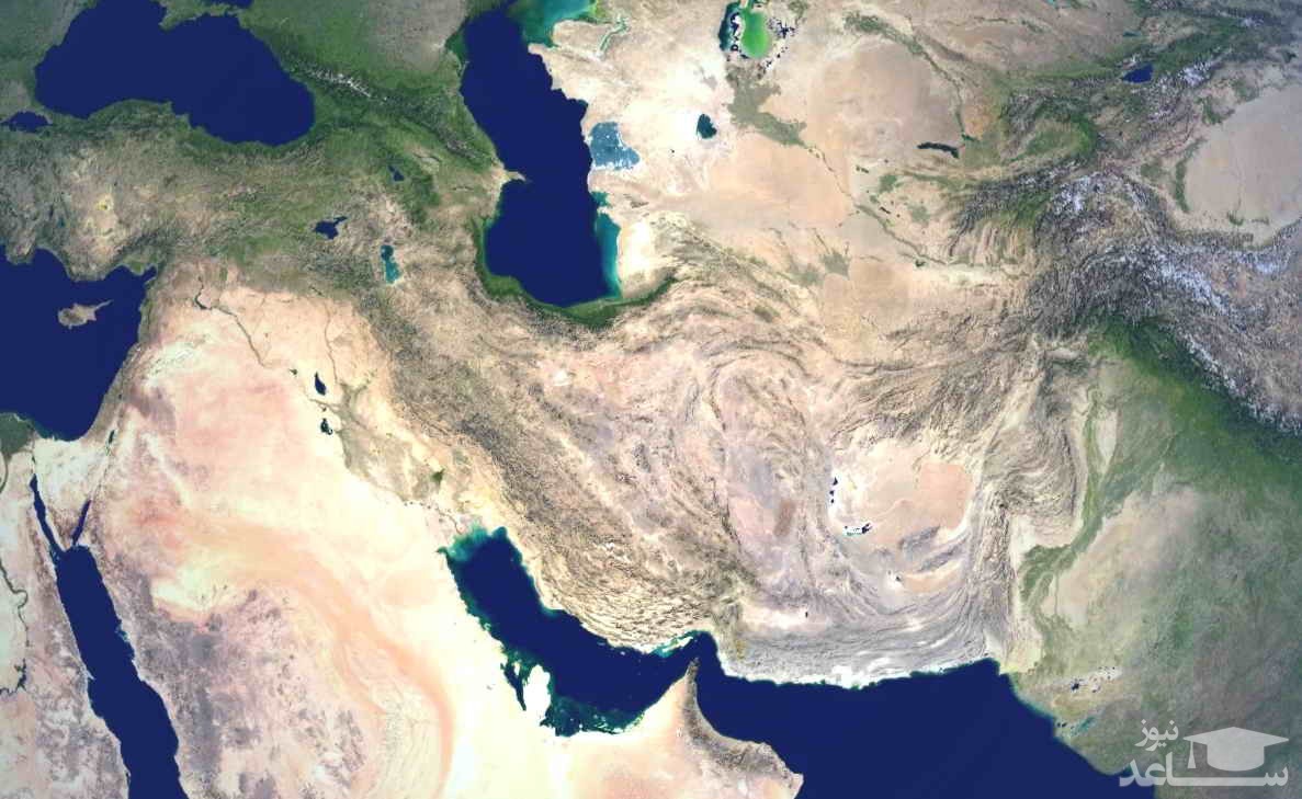 عکسِ سازمان فضایی آمریکا از بهار ایران