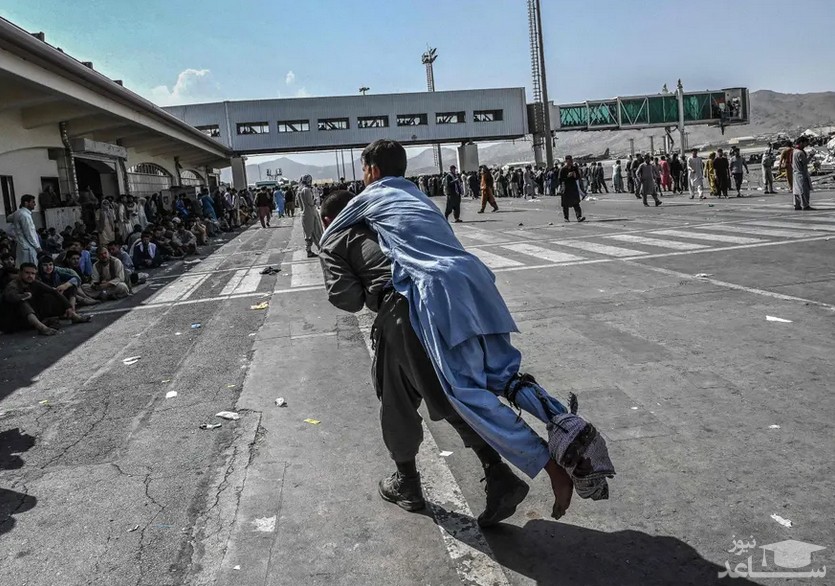 ازدحام در فرودگاه کابل
