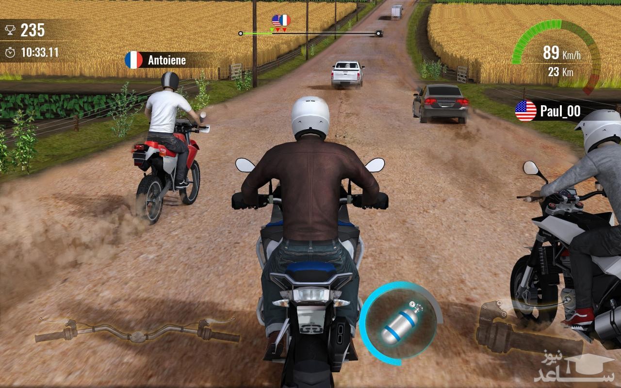 بازی Moto Traffic Race