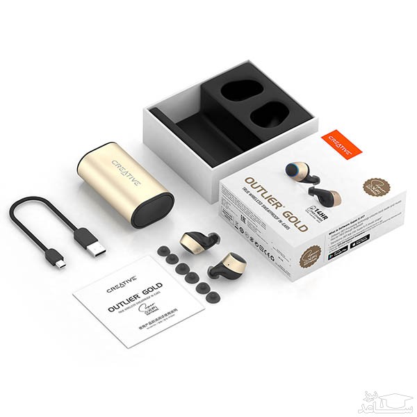 هدفون بی سیم کریتیو مدل Outlier Gold