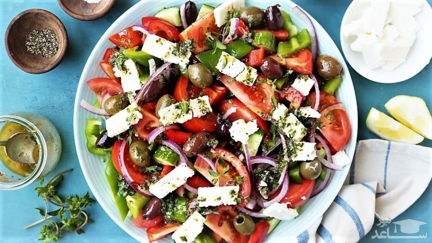 طرز تهیه سالاد یونانی