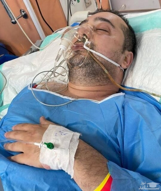 سپند امیرسلیمانی در بیمارستان