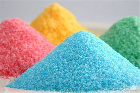 نحوه درست کردن نمک رنگی