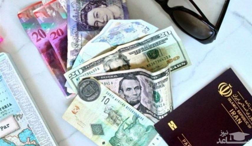 قیمت ارز مسافرتی امروز یکشنبه ۹۷/۰۷/۲۲