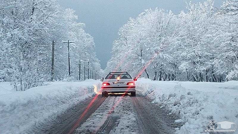 اصول رانندگی در زمستان و برف