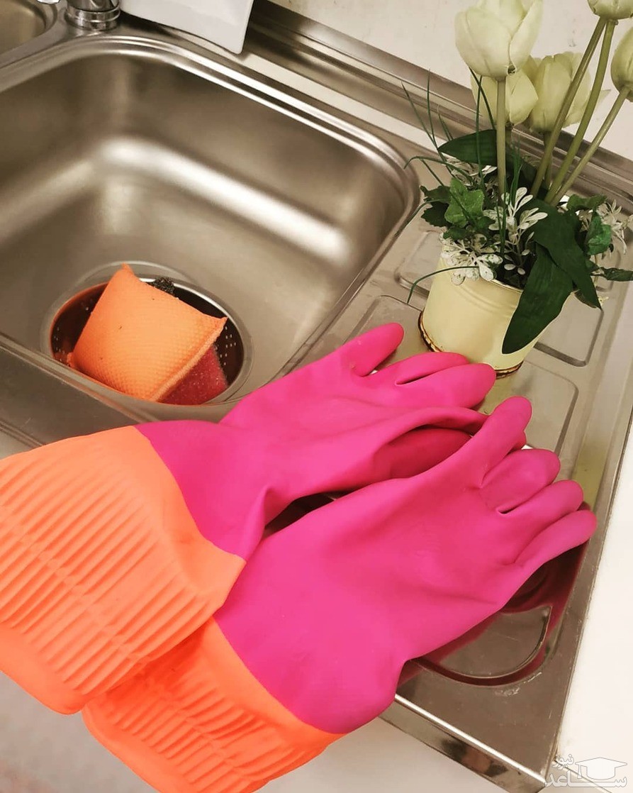چرا  در آشپزخانه باید از دستکش ظرفشویی استفاده کنیم?
