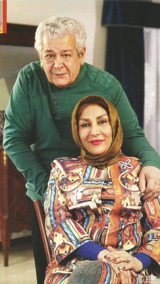 رضا فیاضی و همسرش