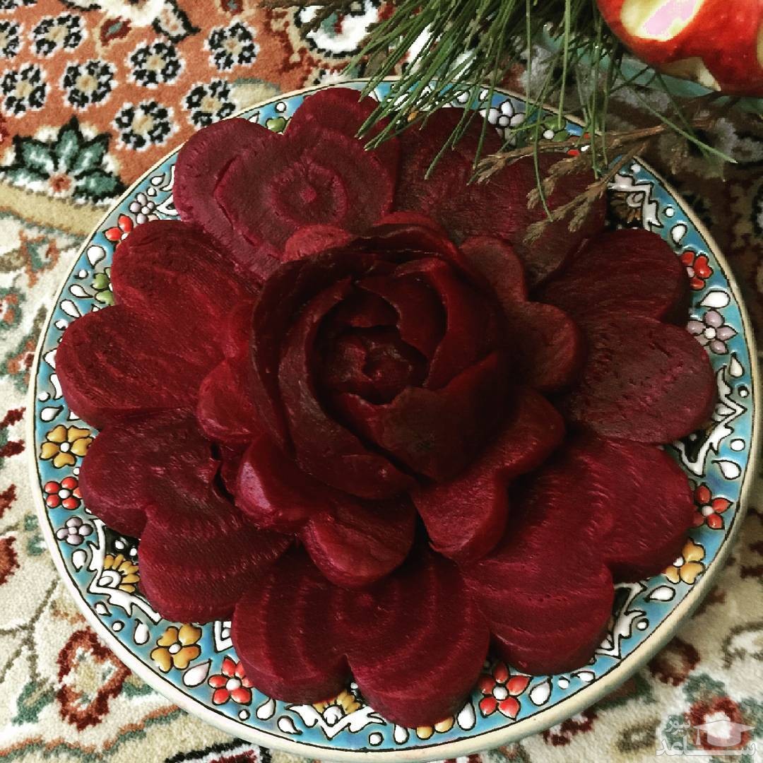 طرز تهیه مربای لبو به شکل گل رز