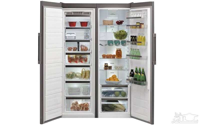 فضای داخل یخچال فریزر دوقلو ویرپول UW8 F2D XBI EX / SW8 AM2 D XR EX