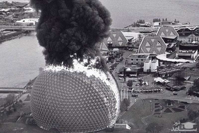 در حال آتش گرفتن زیست‌کره‌ی مونترال