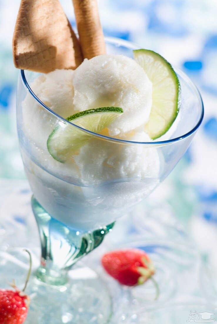  بستنی یخی لیمویی