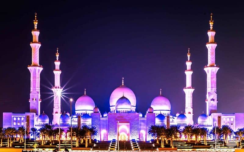 آشنایی با جاذبه های مسجد شیخ زاید ابوظبی
