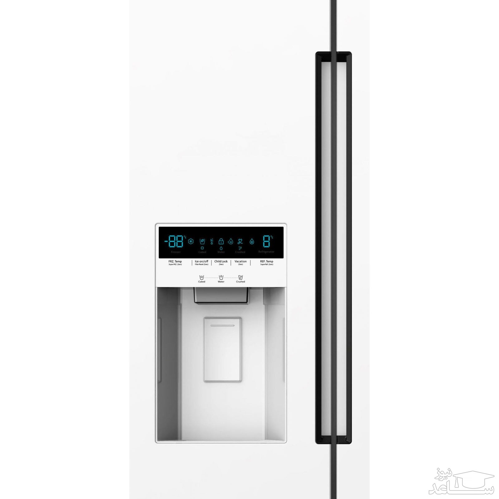 یخچال و فریزر ساید بای ساید اسنوا مدل SN8-2340GW