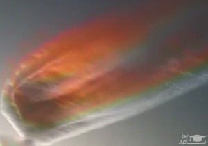 فیلمی از ظهور ابرهای عجیب در آسمان ارومیه