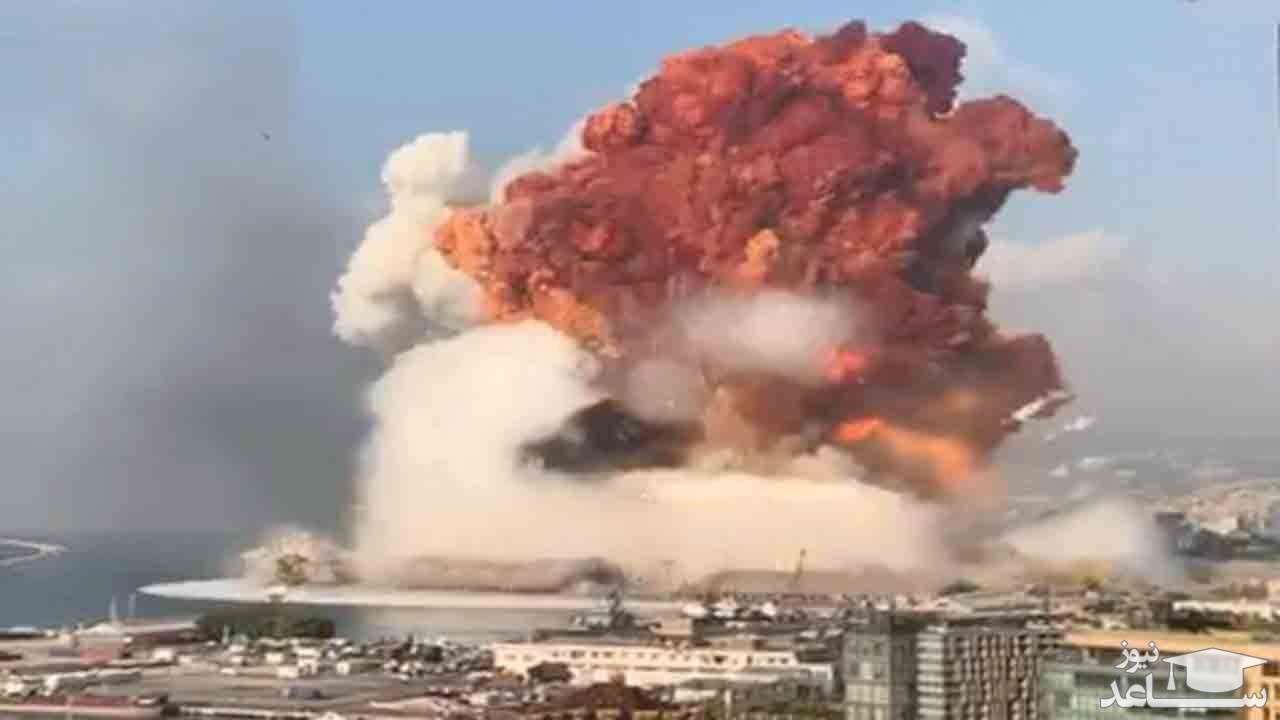 (فیلم) لحظه انفجار مهیب بیروت از دوربین‌های مداربسته یک هتل پنج ستاره