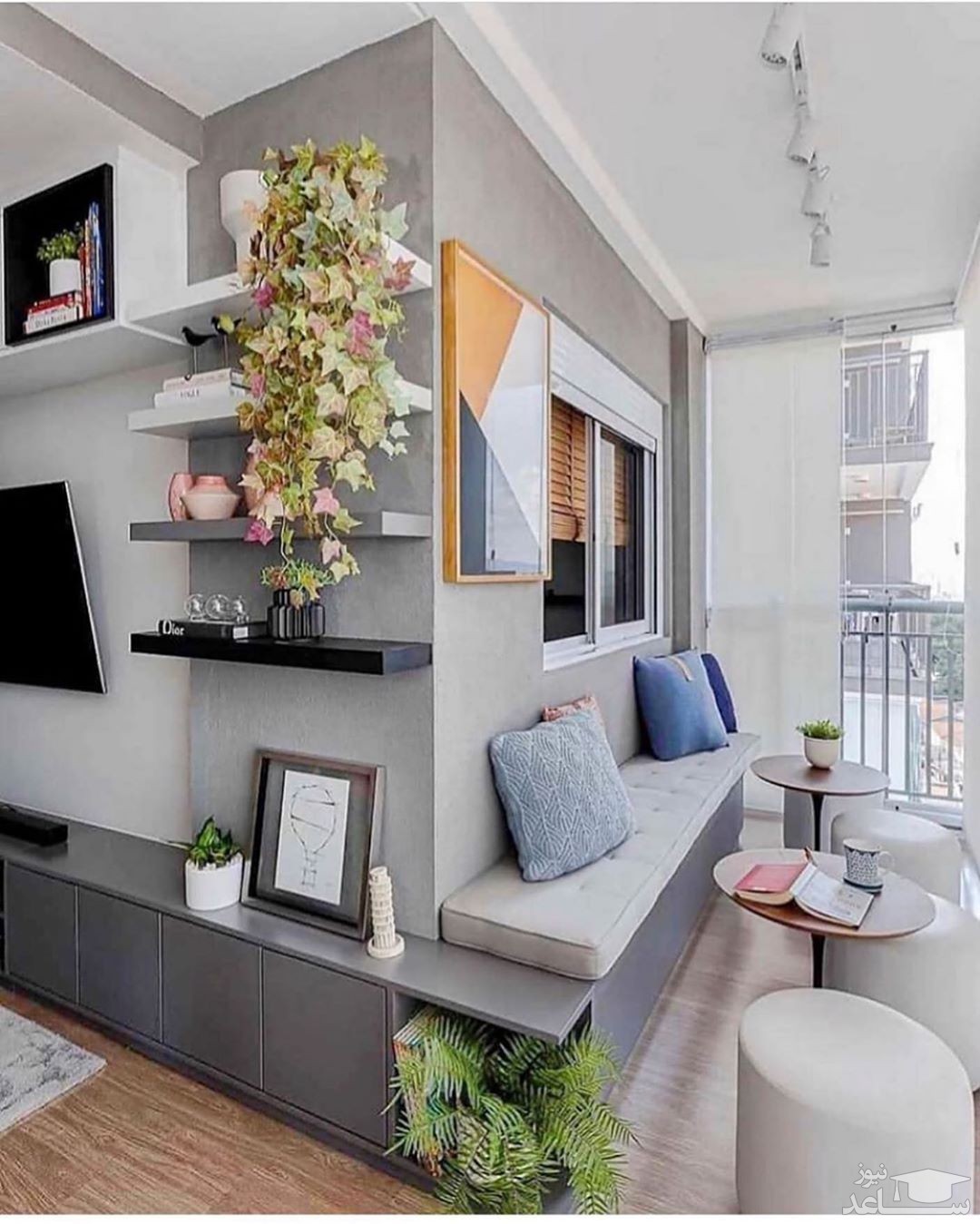 مکمل رنگ طوسی در دکوراسیون مدرن چیست