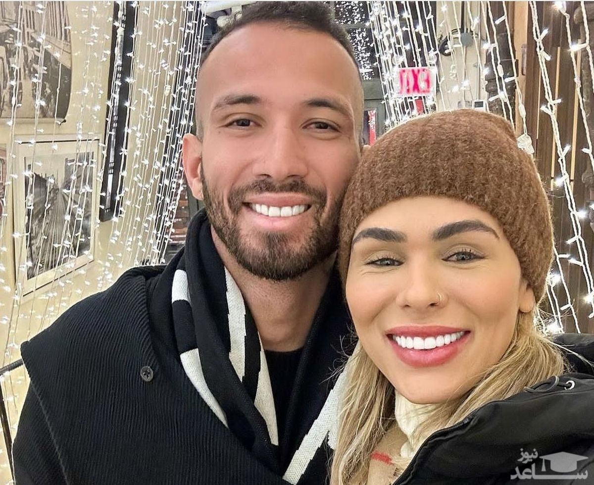 پول بیت المال در جیب بازیکن پرسپولیسی اجنبی و همسر بیحجابش/ این عکس در تهران گرفته شده است؟