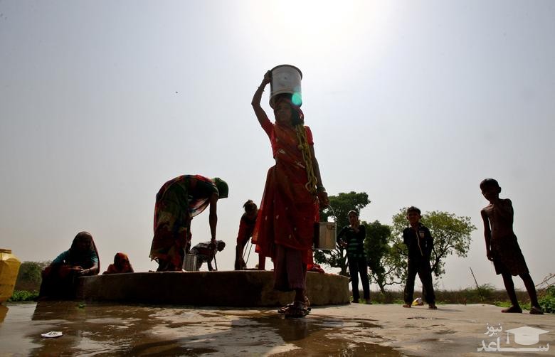 مشکل کم آبی در اثر خشکسالی و موج گرمای طاقت فرسا در هند/ رویترز و آسوشیتدپرس