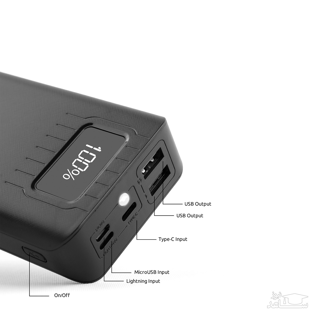 شارژر همراه پرو وان مدل PB07 ظرفیت 10000 میلی آمپر ساعت