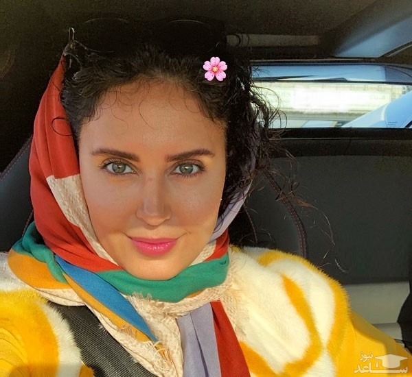 تیپ متفاوت و زیبای الناز شاکردوست در مراسم عروسی
