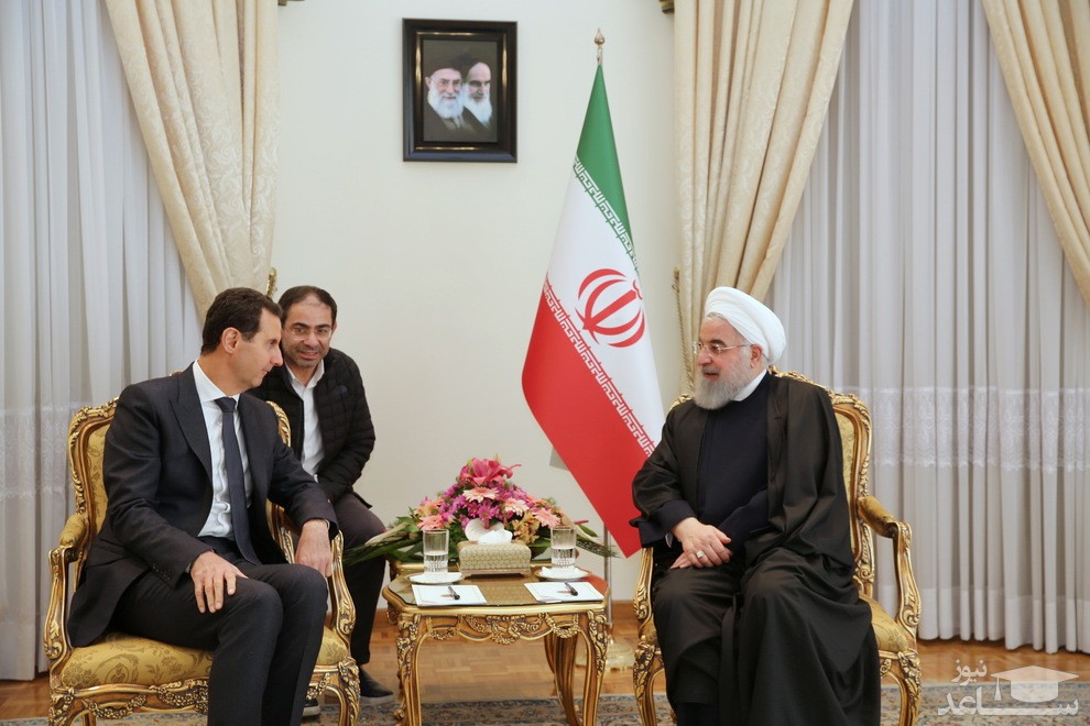 (عکس) دیدار بشار اسد با روحانی