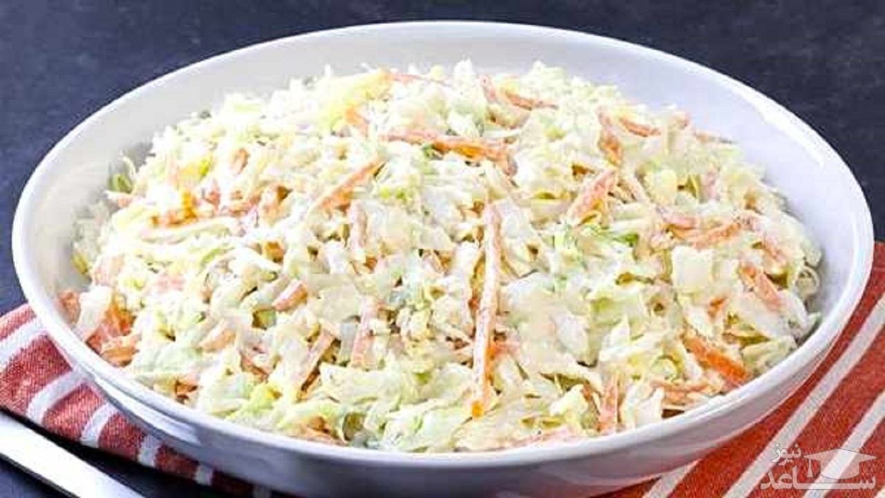 دستور تهیه سالاد کلم فرانسوی