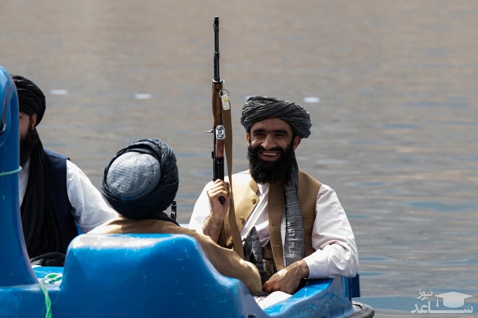 (عکس) خوش‌گذرانی نیروهای طالبان در پارک ملی