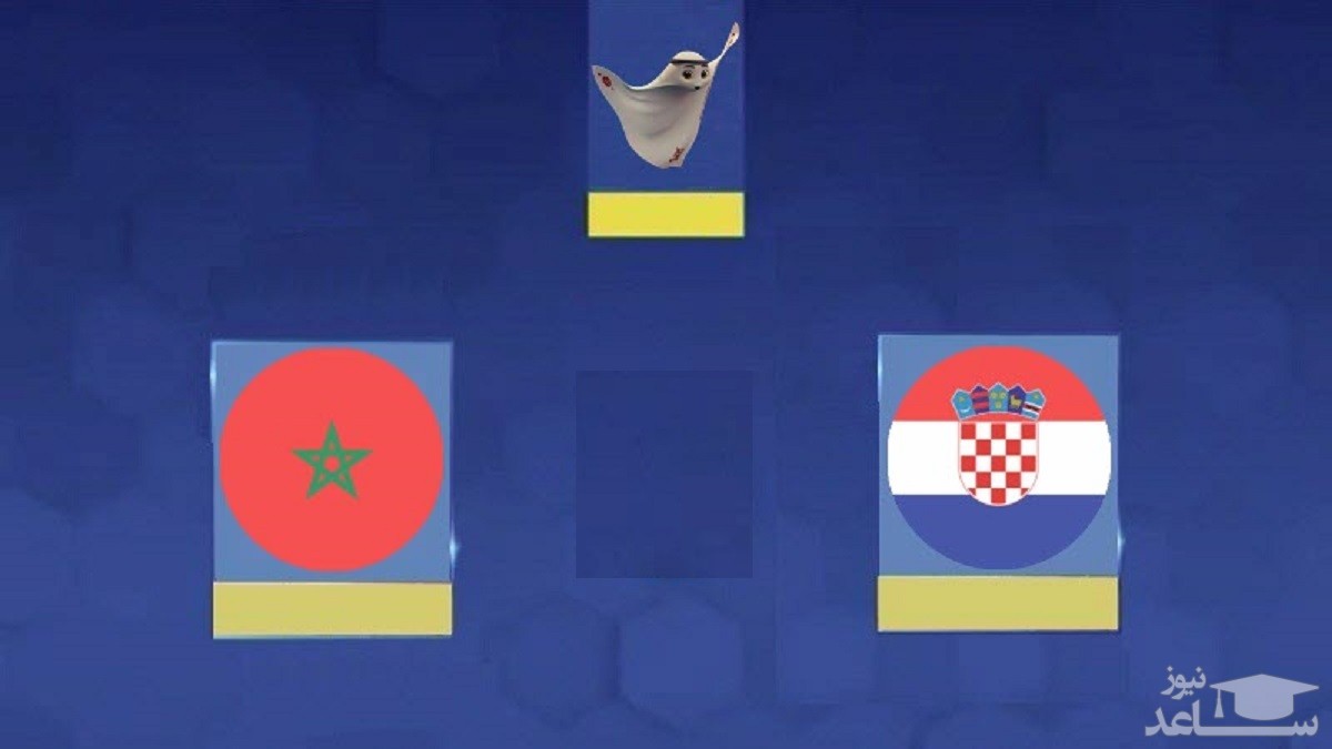 تاخیر در شروع بازی مراکش و کرواسی بعلت گیر کردن بازیکن در توالت