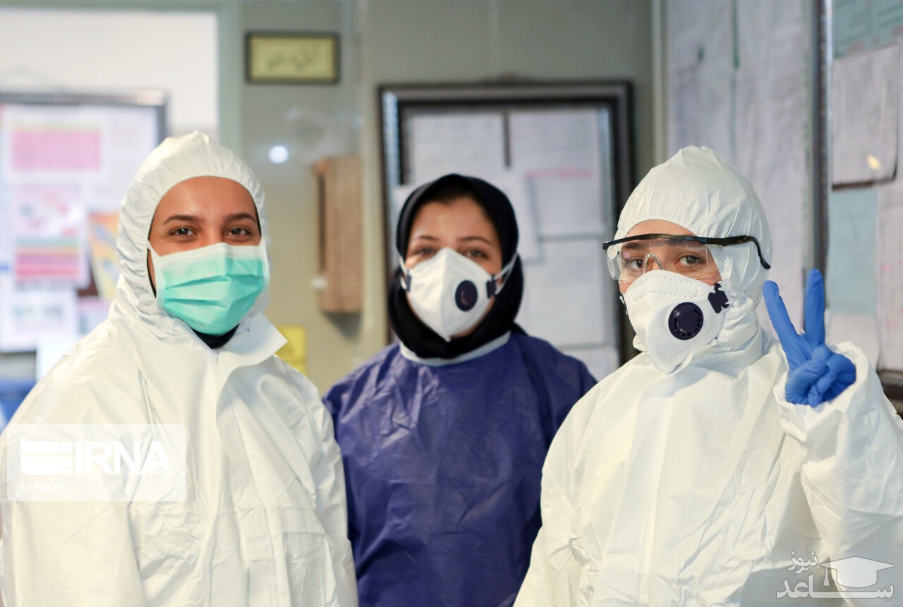 عکسی تلخ از بیهوش شدن خانم پرستار در حمیدیه