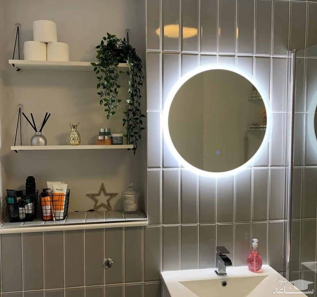 ایده‌هایی برای استفاده از شلف در حمام و سرویس‌ بهداشتی ‌های کوچک