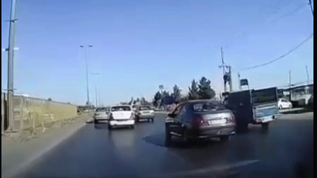 (فیلم) عاقبت حرکات نمایشی خودروی پژو 206