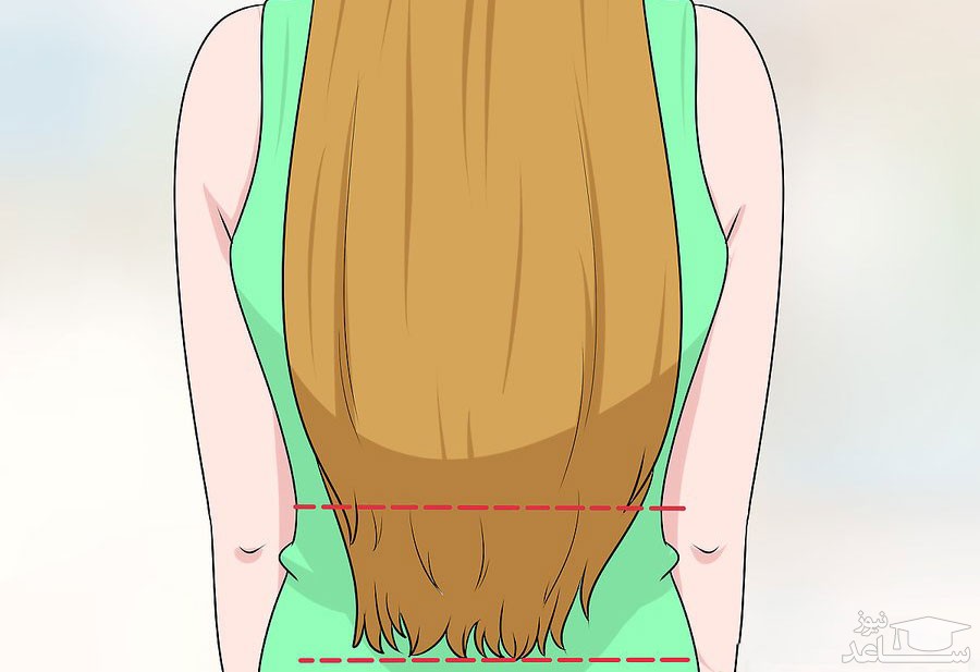 سنجیدن بلندی اکستنشن مو