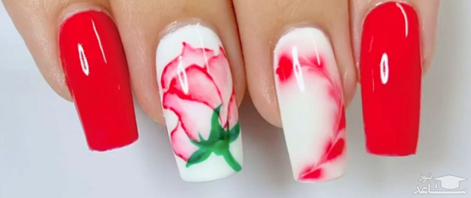 کلیپ آموزش طراحی ناخن مخصوص ولنتاین