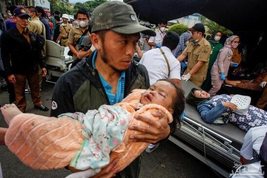 صدها کشته و زخمی در زلزله مرگبار اندونزی/ رویترز