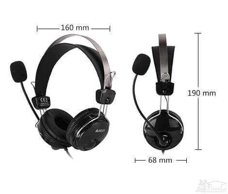 هدست باسیم ای فورتک HS-7P