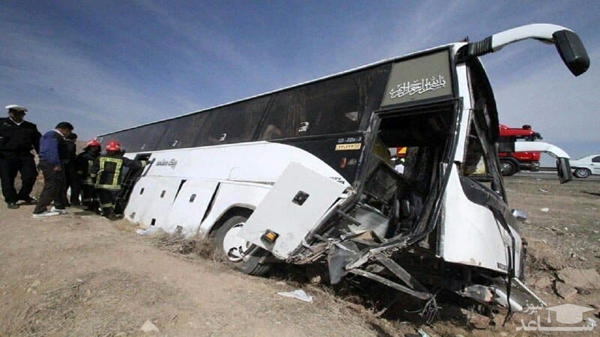 واژگونی اتوبوس در محور هراز با ۳ کشته و ۳۹ مصدوم